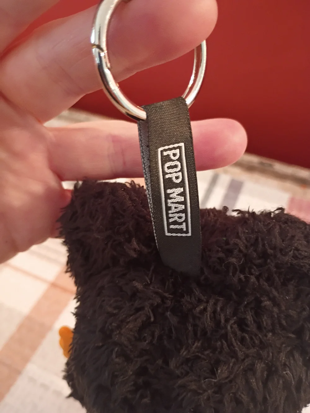 Mickey Mouse Plush Keychain - Black/Red Novelty Card & Key Holder